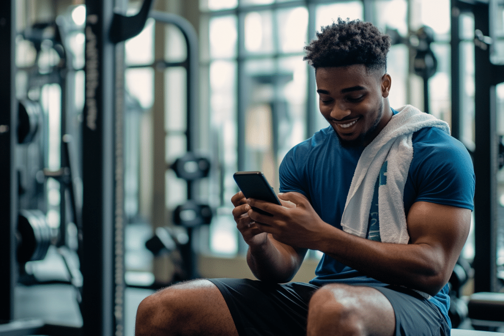 Virtuele personal trainers begeleiden klanten via schermen met gepersonaliseerde workouts en advies door kunstmatige intelligentie.